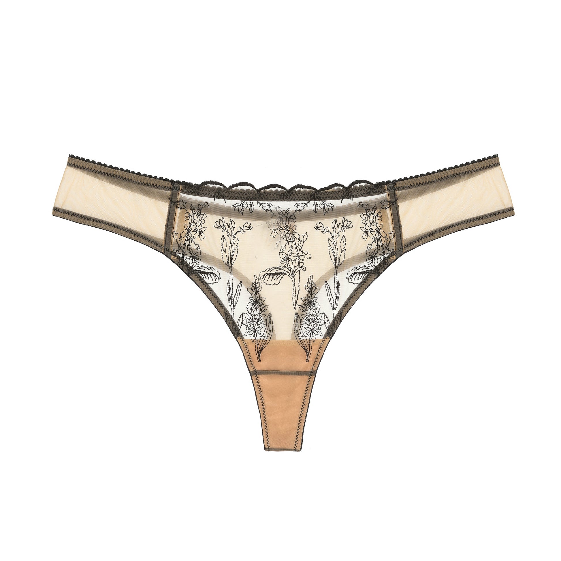 TEEK - Kim Thong - Floral Embroidery | Jelly Fabric UNDERWEAR TEEK AC XS