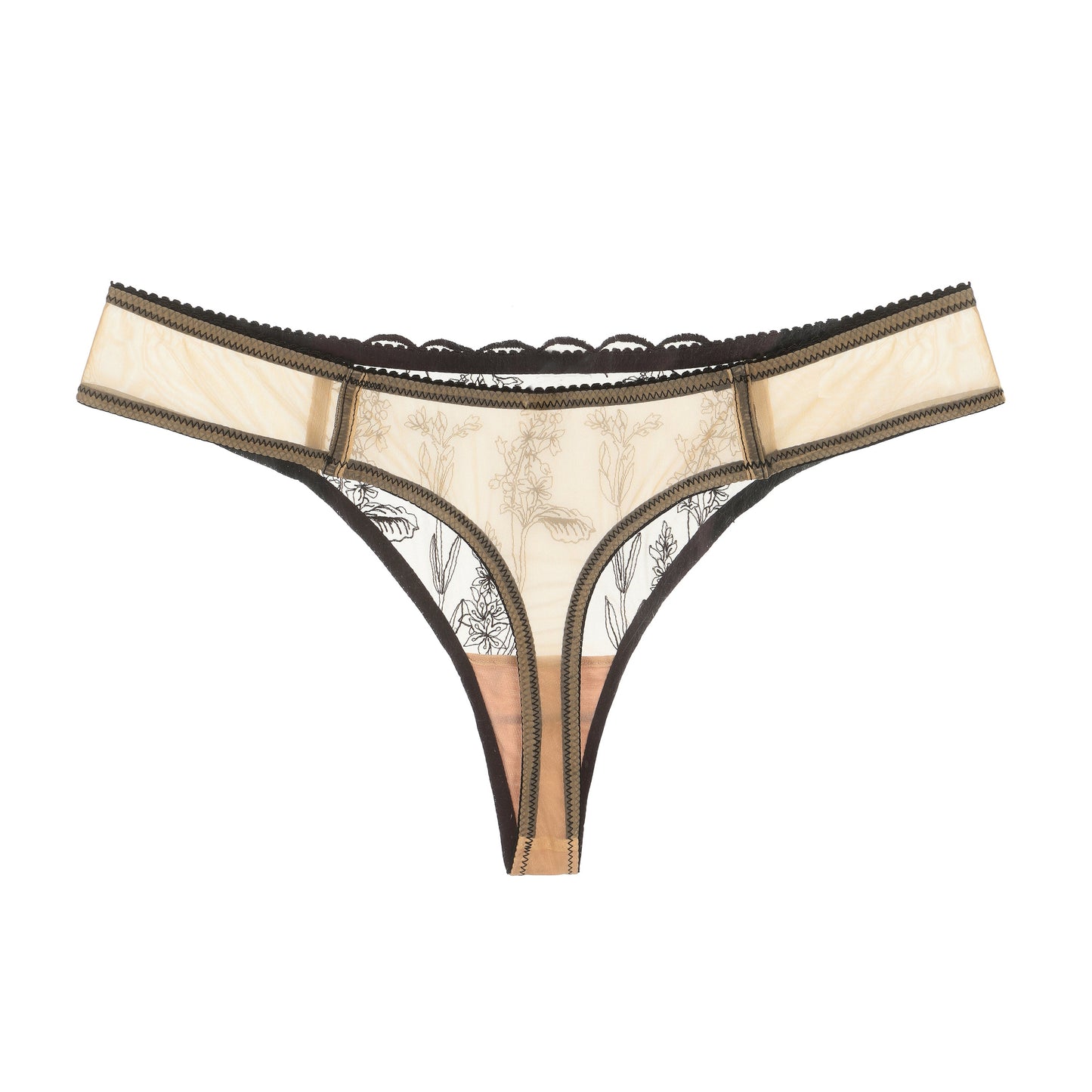 TEEK - Kim Thong - Floral Embroidery | Jelly Fabric UNDERWEAR TEEK AC
