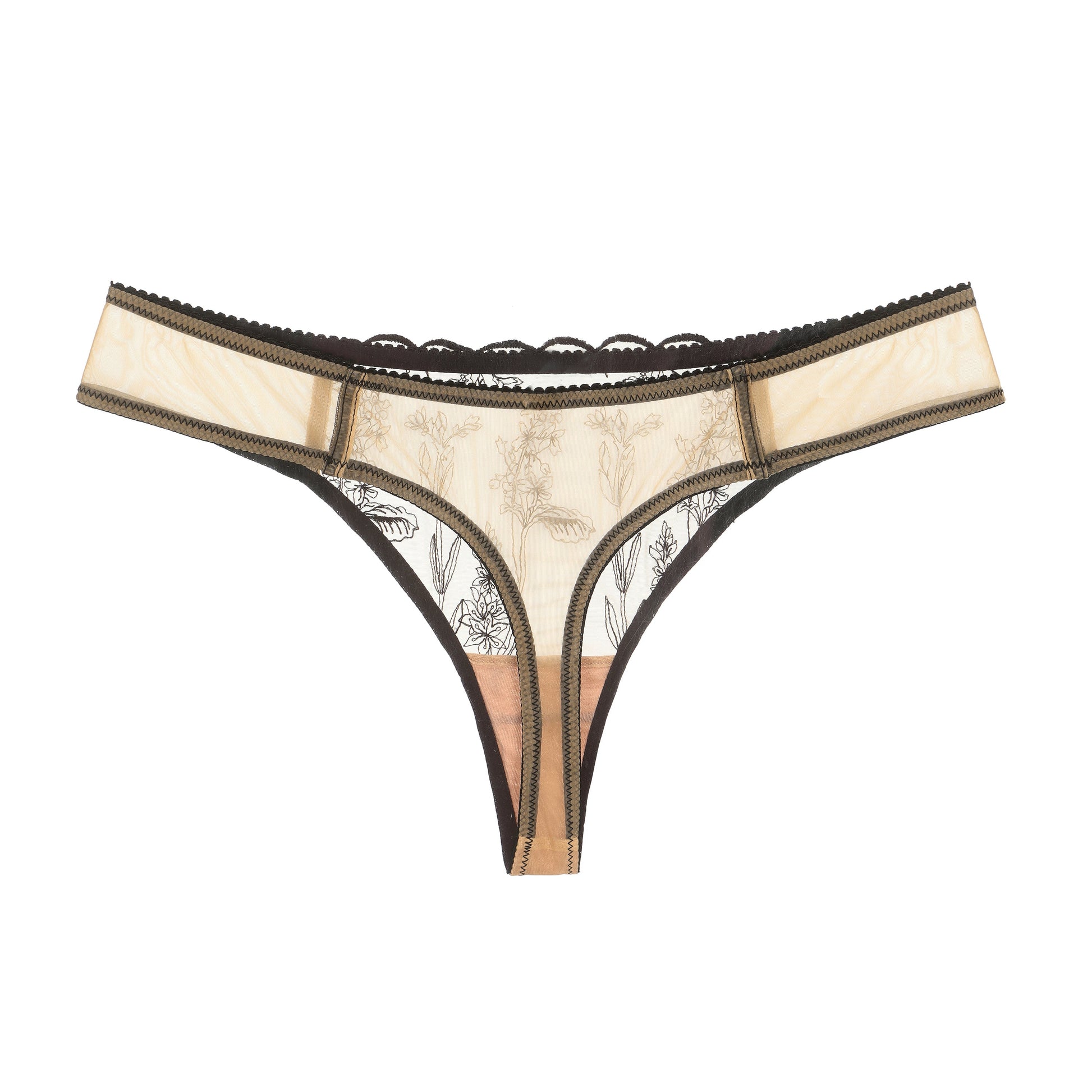 TEEK - Kim Thong - Floral Embroidery | Jelly Fabric UNDERWEAR TEEK AC