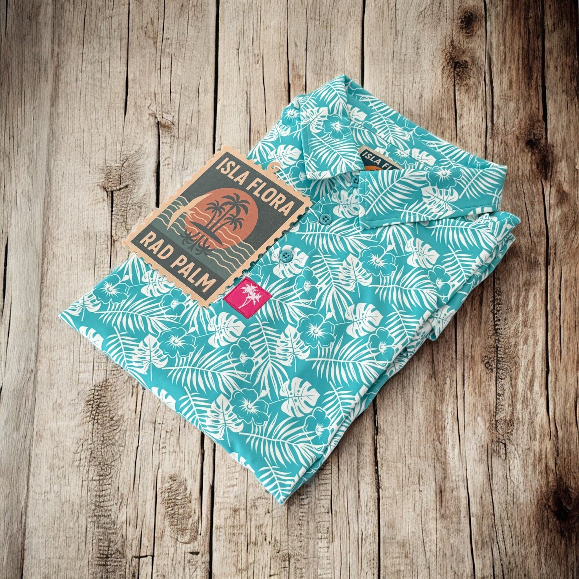 TEEK - Isla Flora Polo Shirt TOPS TEEK RP