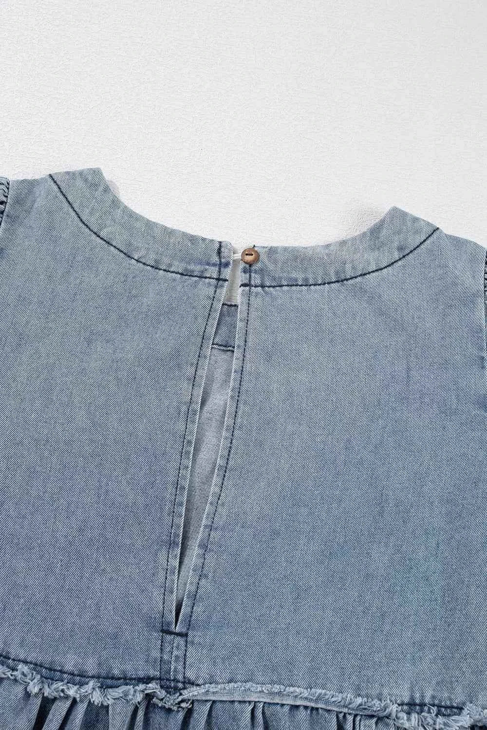 TEEK - Vintage Wash Denim Dress with Pockets DRESS TEEK Trend