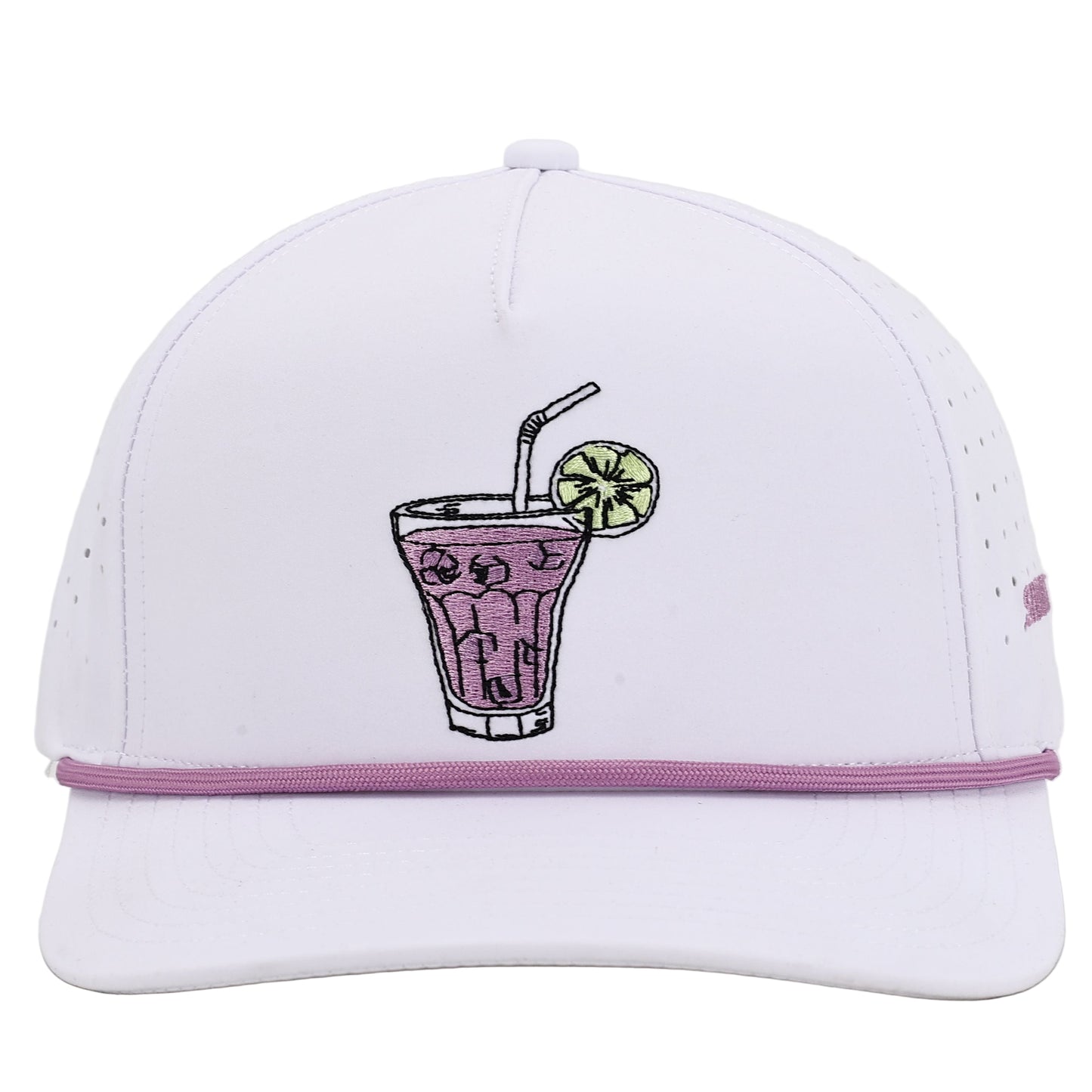 TEEK - Purple Drank White Hat HAT TEEK SIG
