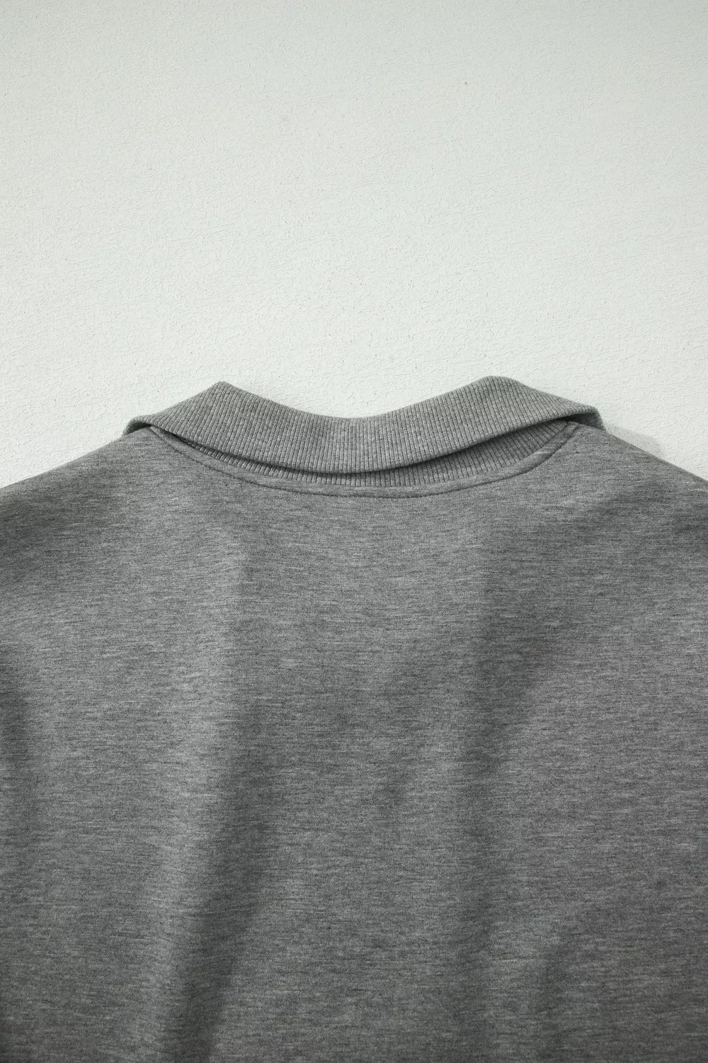 Half Zip Polo Tee Casual Pant Set Trendsi