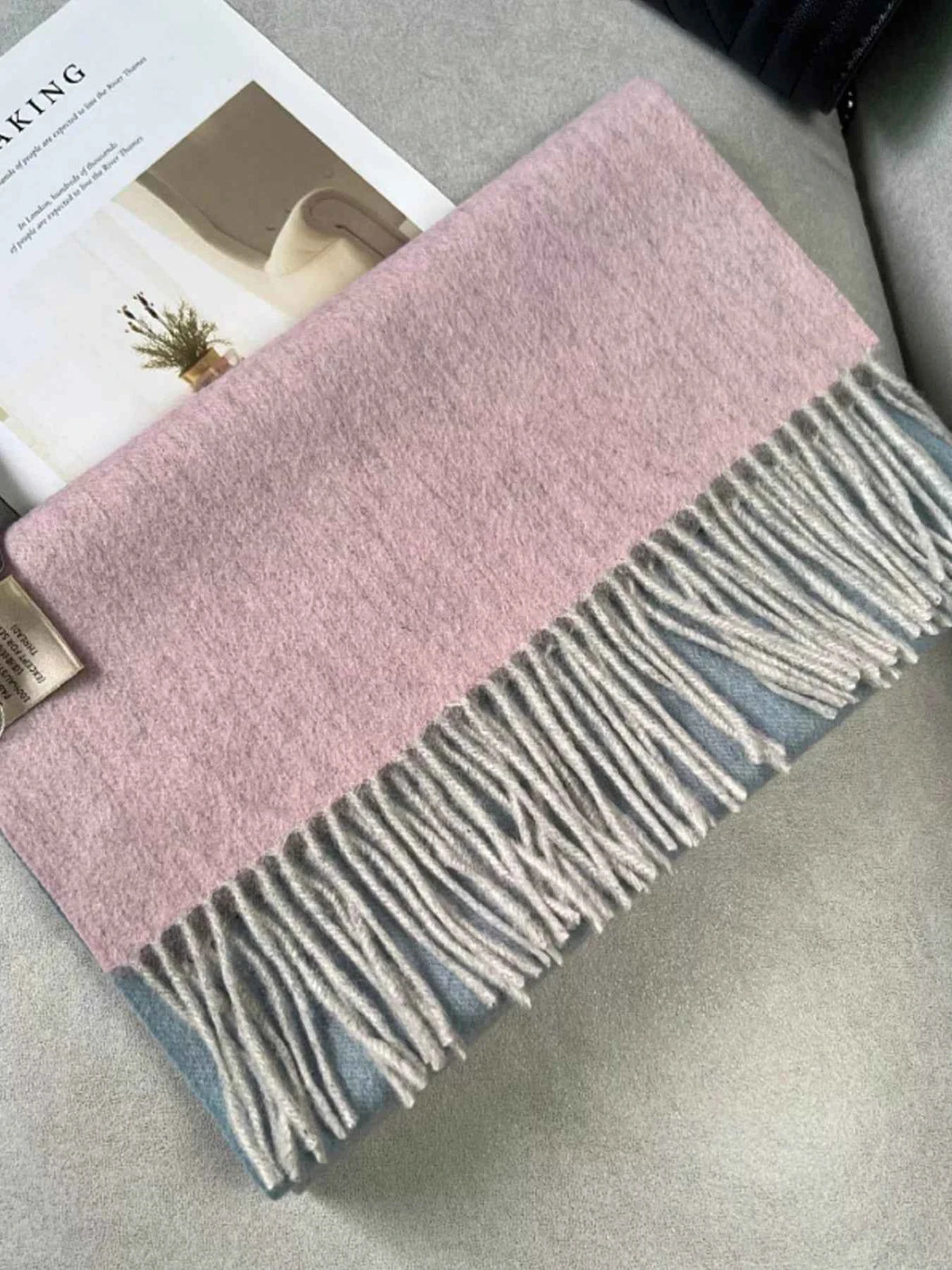 TEEK - Color Block Fringe Scarf SCARF TEEK Trend