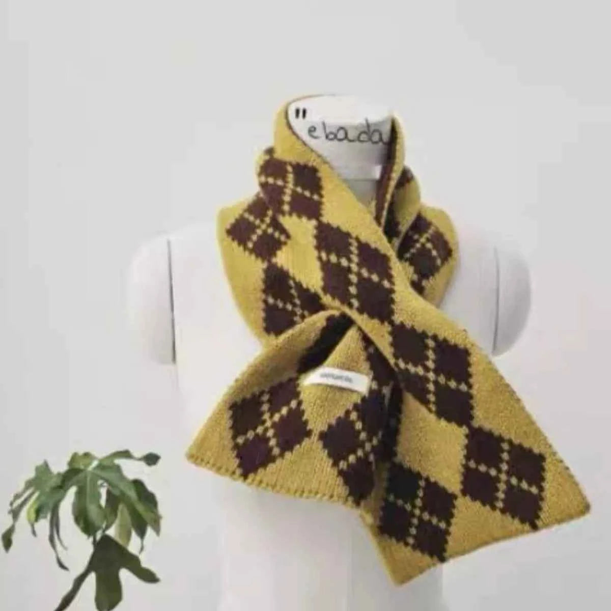 TEEK - Argyle Pattern Warm Winter Scarf SCARF TEEK Trend