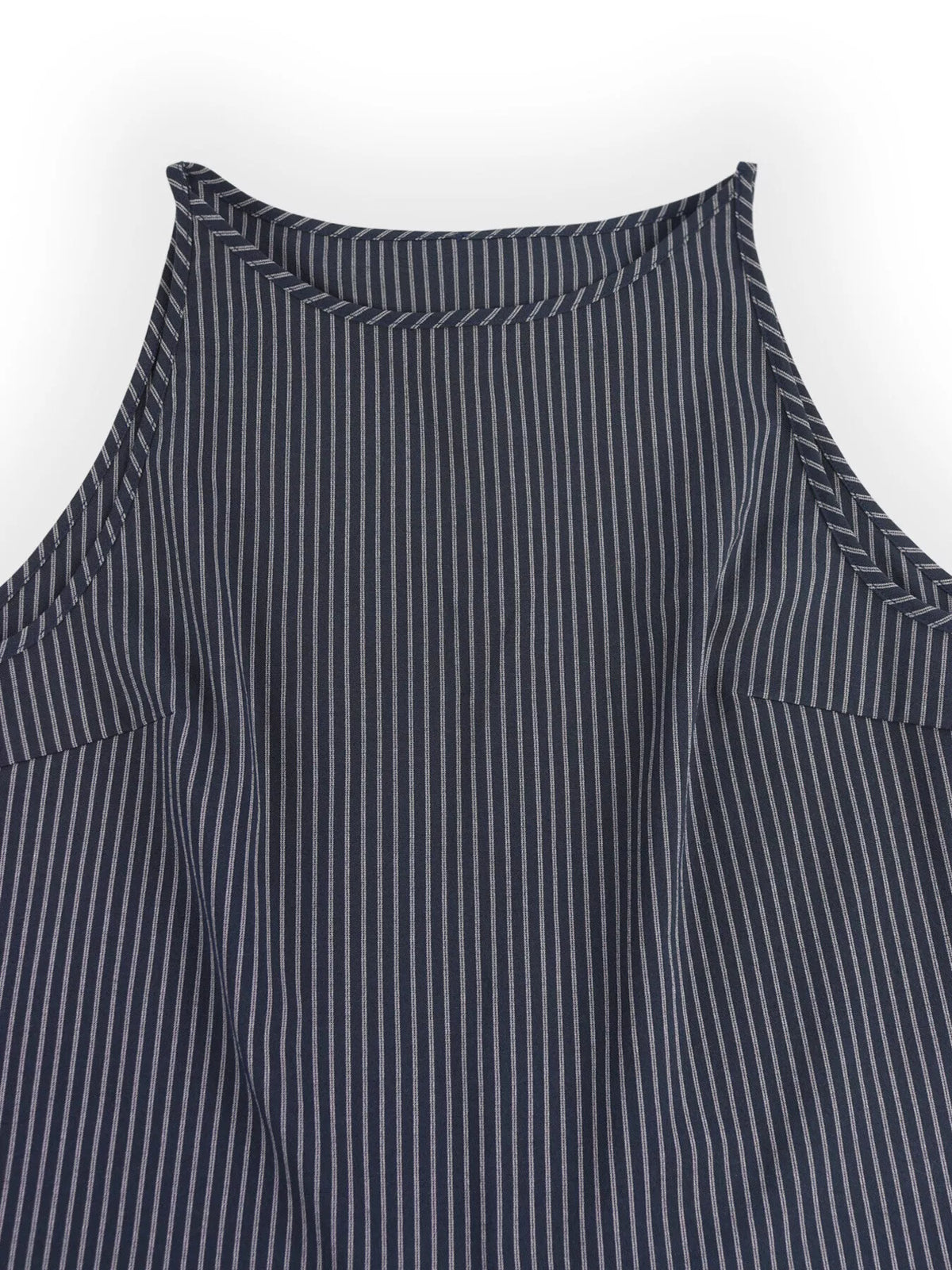 TEEK - Striped Sleeveless Top and Wide-Leg Pants Set SET TEEK Trend