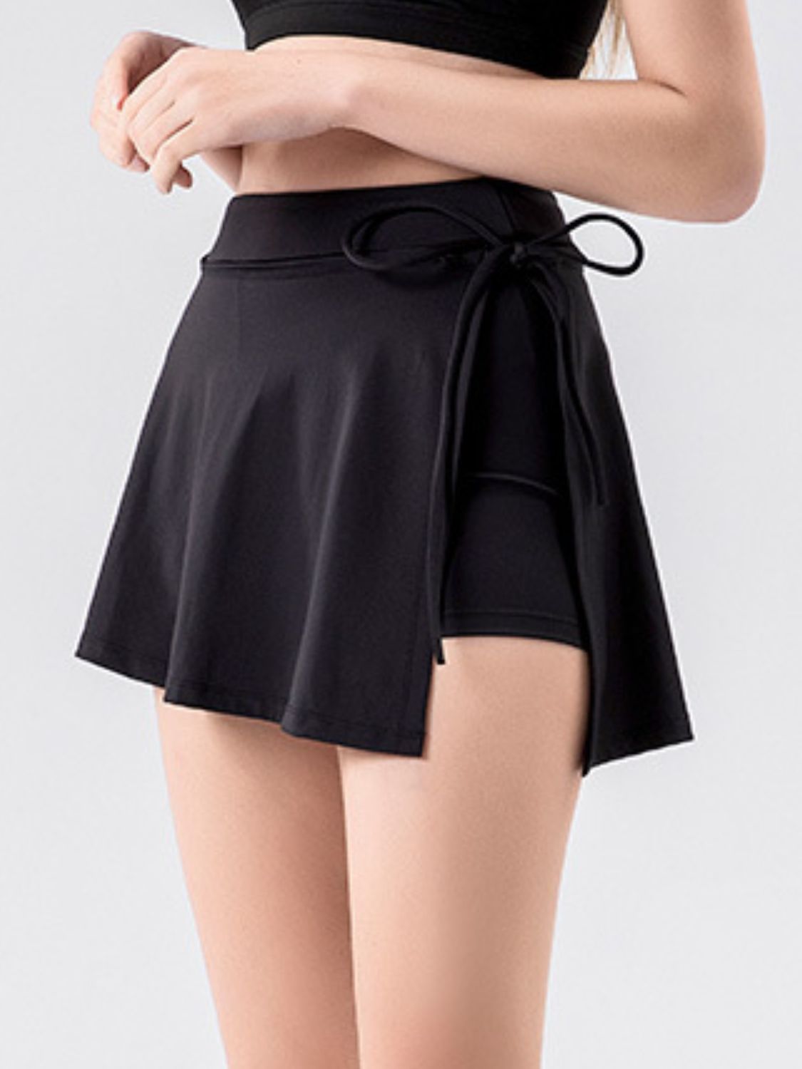 TEEK - High Waist Active Pocketed Skort SKIRT TEEK Trend   