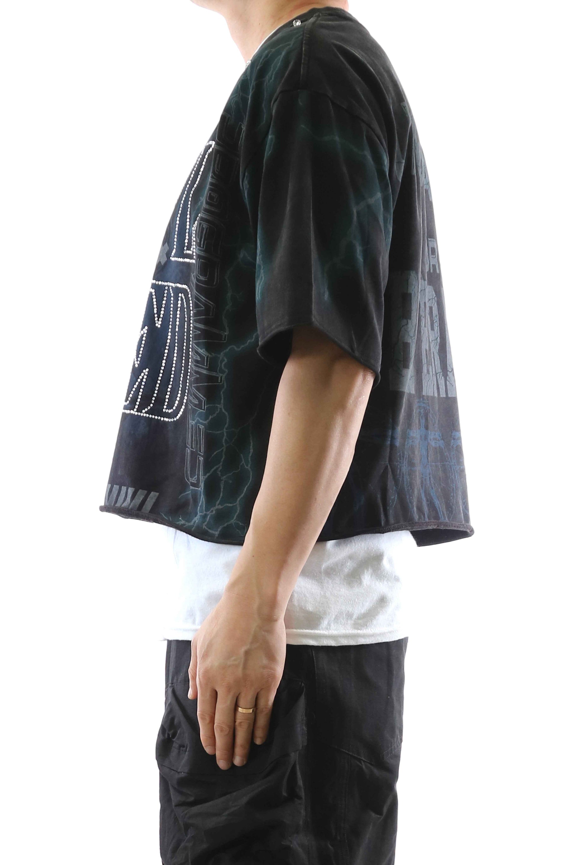 TEEK - DUSTSPIRE S/N Jersey 3/4 Sleeve Crop Top Tee TOPS TEEK LTK