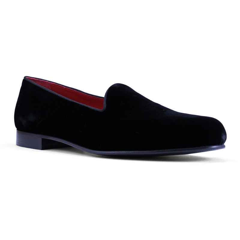 10-102-BLK VELVET TUX Shoe, Black Shop Zelli Italia Black 7.5 M