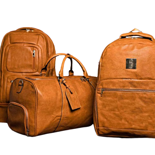 TEEK -Brown Tumbled Leather 3 Bag Set BAG TEEK SP