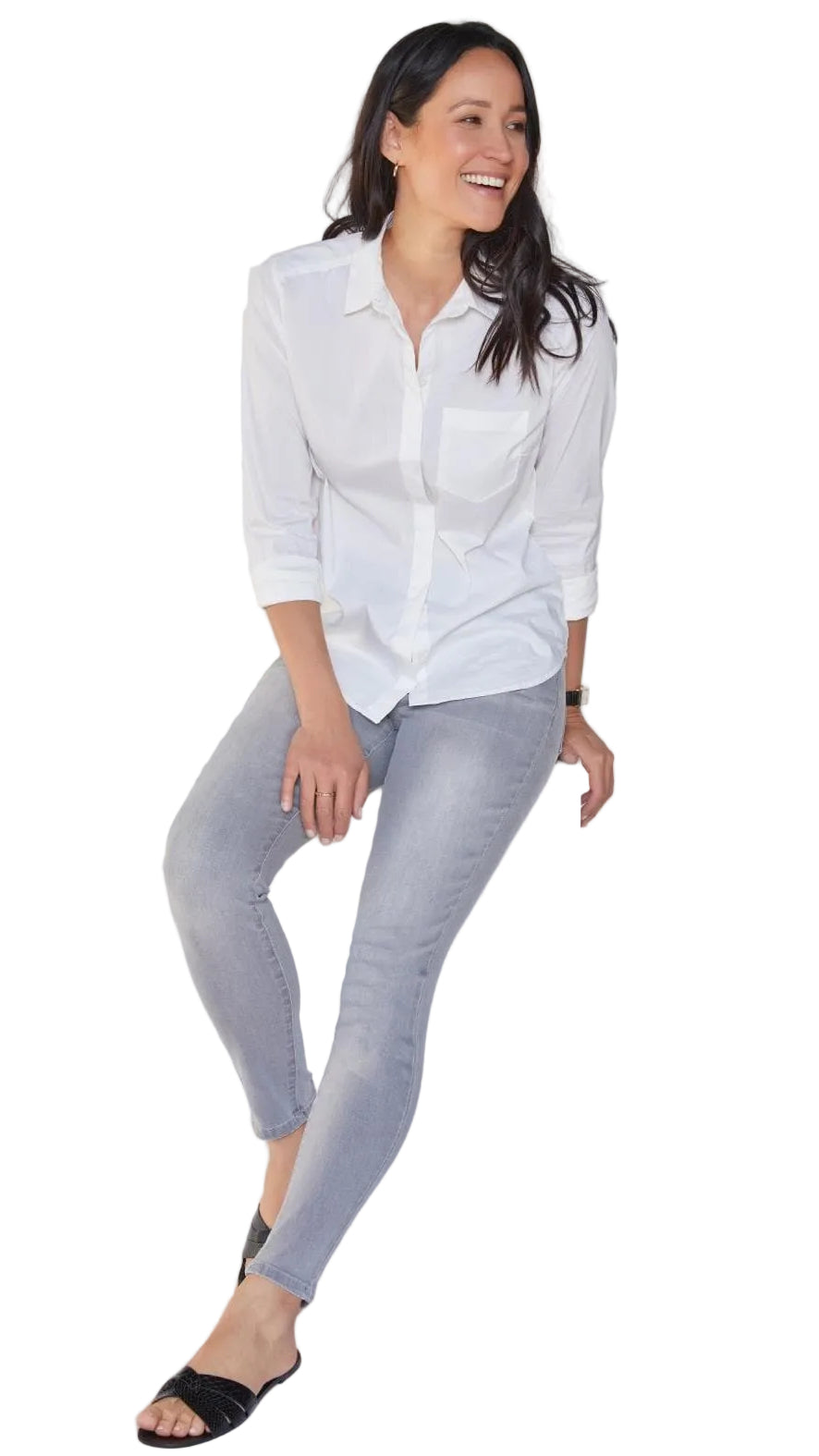 TEEK - Womens Curvy Fit High Rise Skinny Sustainable Jeans