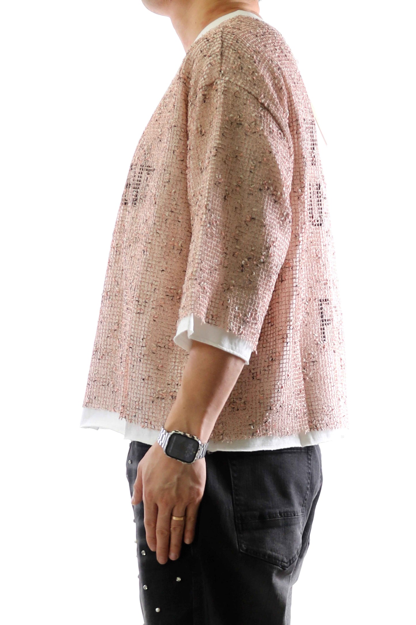 Sparkle S/N Jersey 3/4 Sleeve Crop Top Tee Men's Tee Love to Kleep