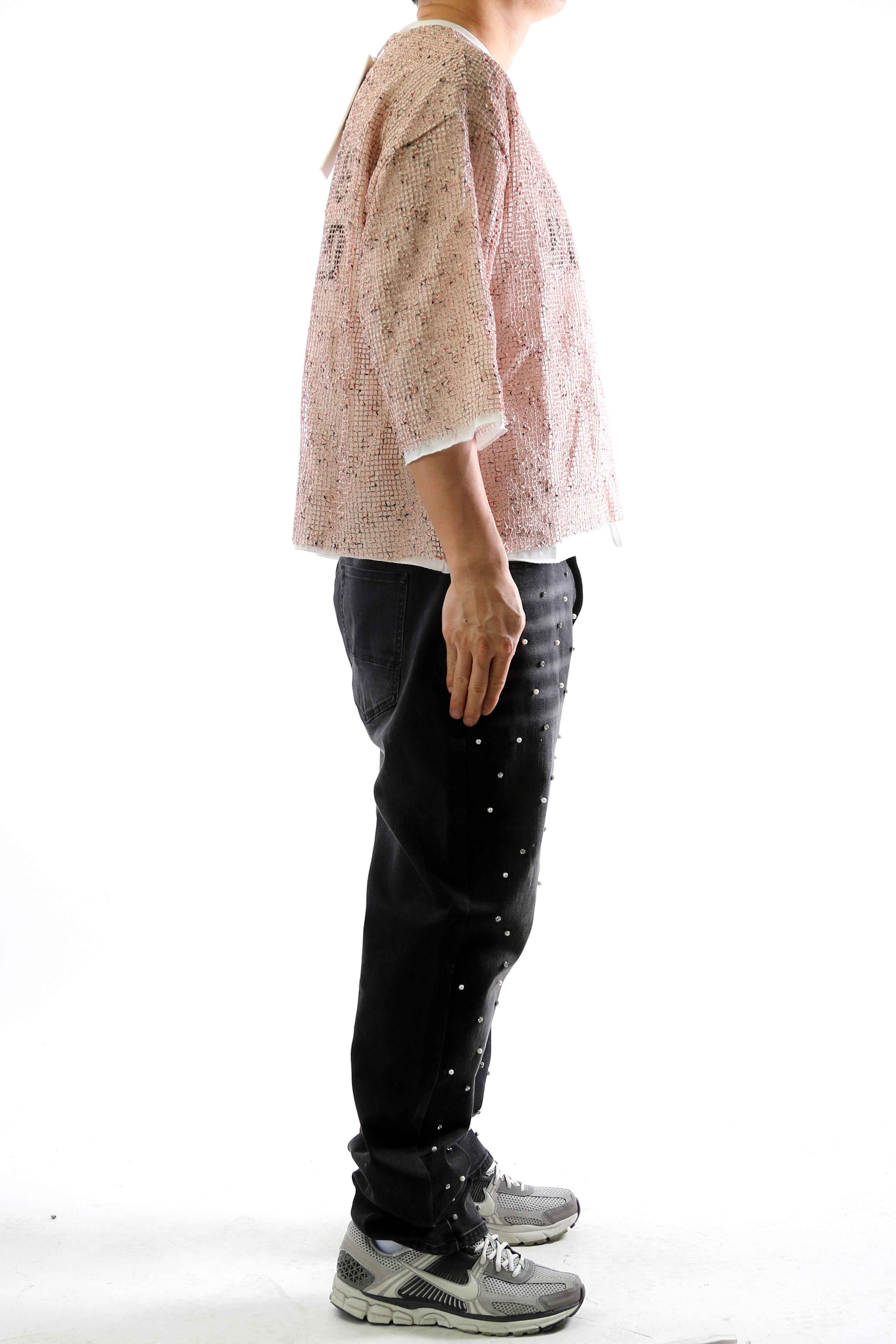 Sparkle S/N Jersey 3/4 Sleeve Crop Top Tee Men's Tee Love to Kleep
