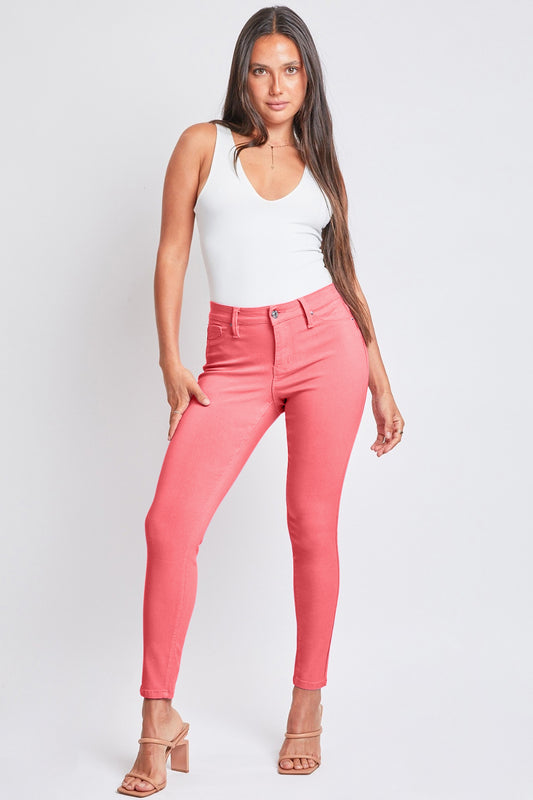 TEEK - Shell Pink Hyperstretch Mid-Rise Skinny Jeans JEANS TEEK Trend S  