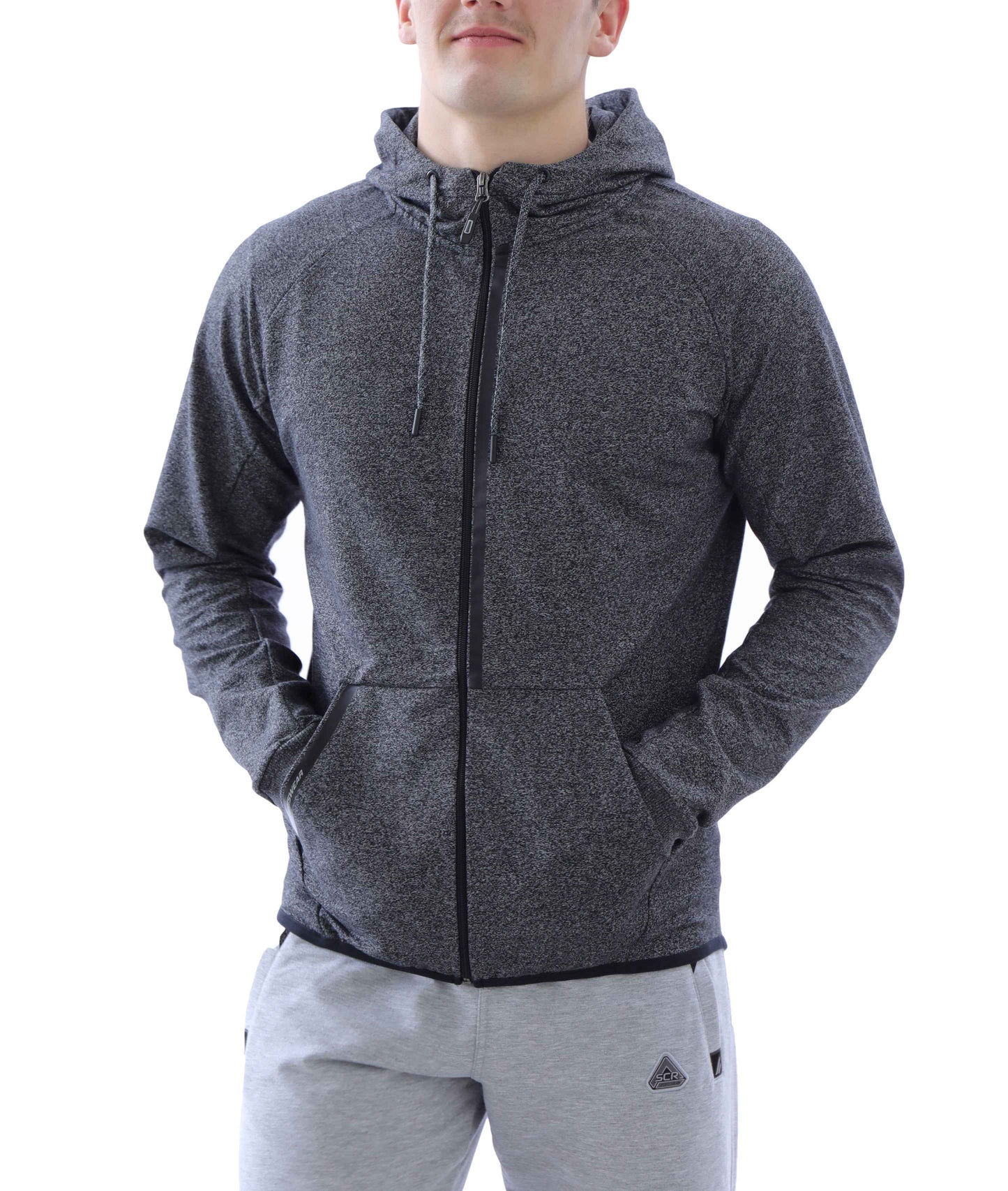 TEEK - All-Day Comfort Hooded Sweatshirt Slim Fit JACKET TEEK SCR X-Small Short Heather Grey