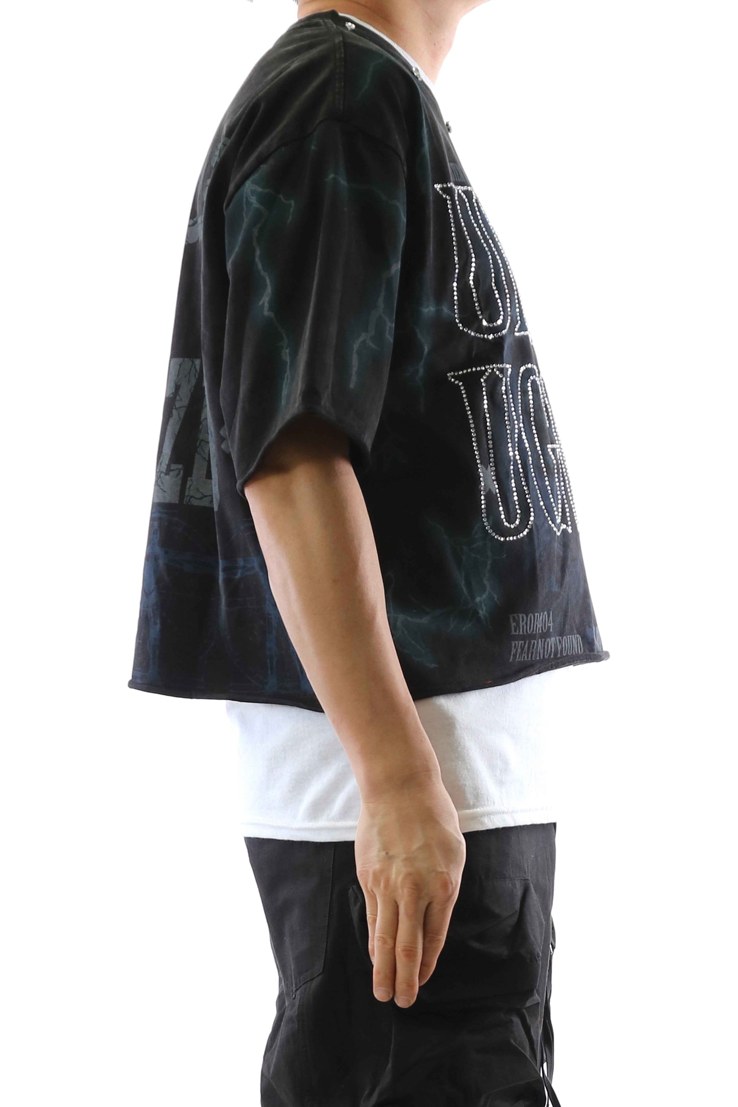 TEEK - DUSTSPIRE S/N Jersey 3/4 Sleeve Crop Top Tee TOPS TEEK LTK