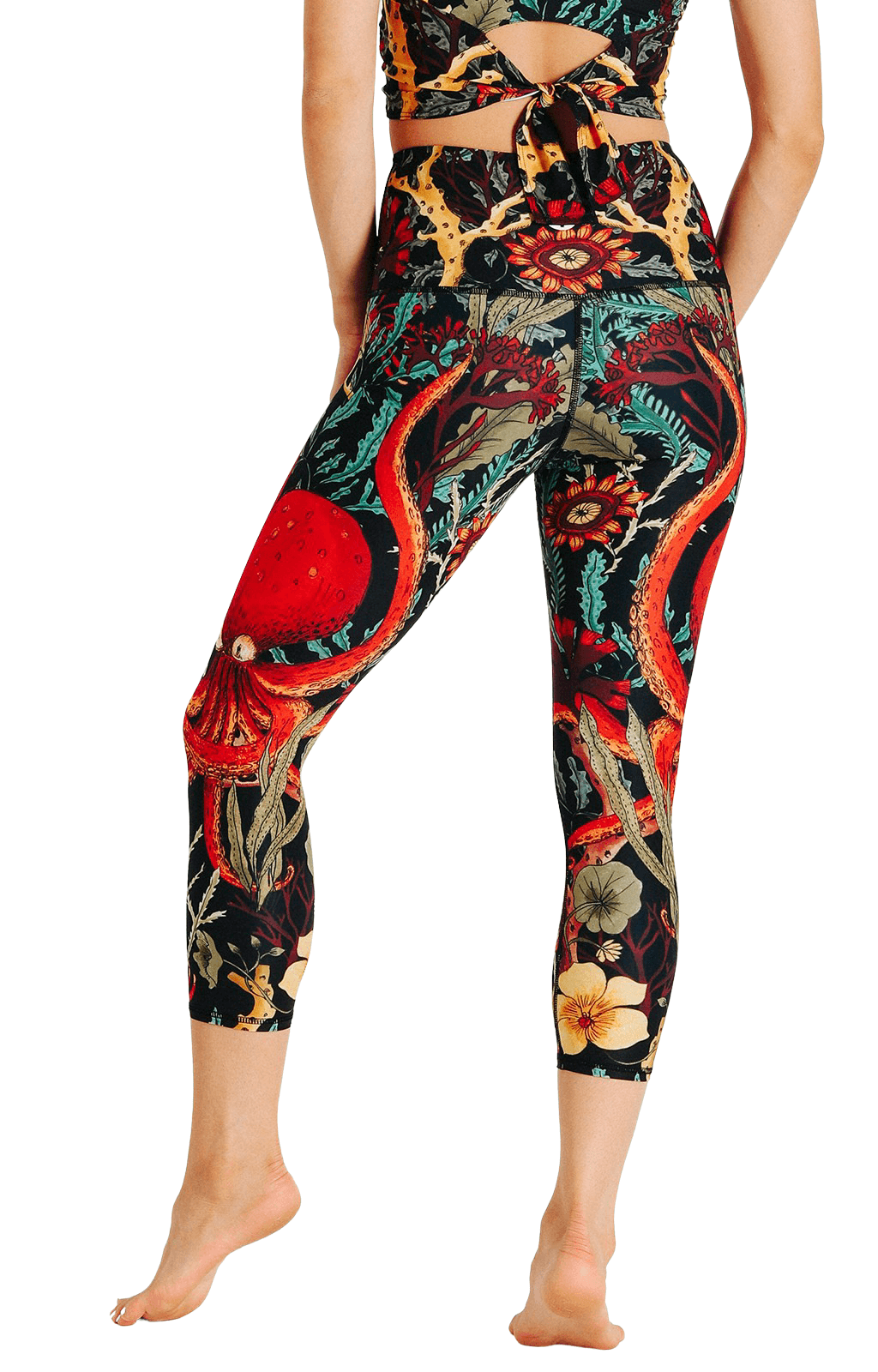 TEEK - Capri Legging - Coral My Name PANTS TEEK YD