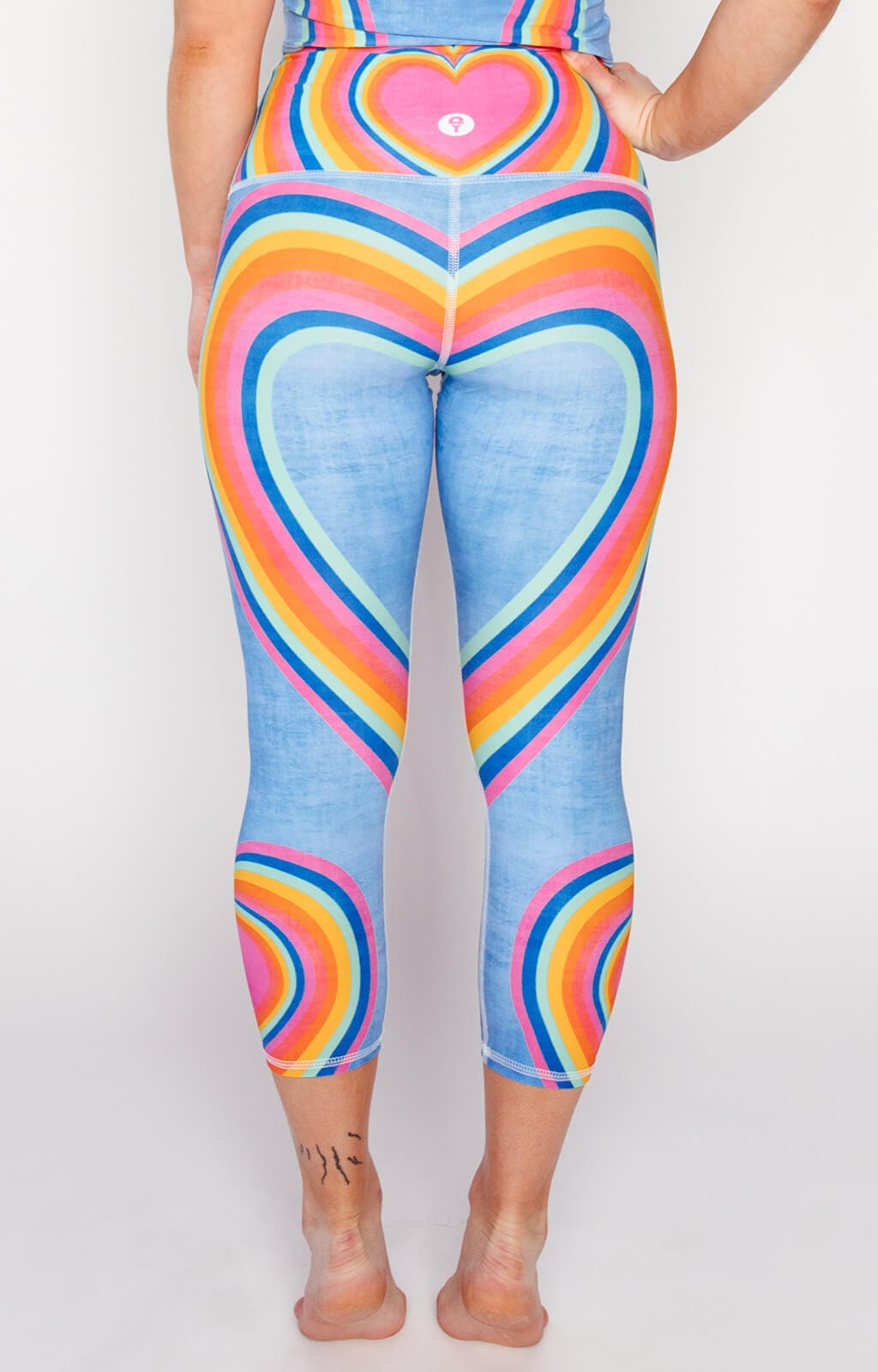 TEEK - Capri Legging - Rainbow Love PANTS TEEK YD