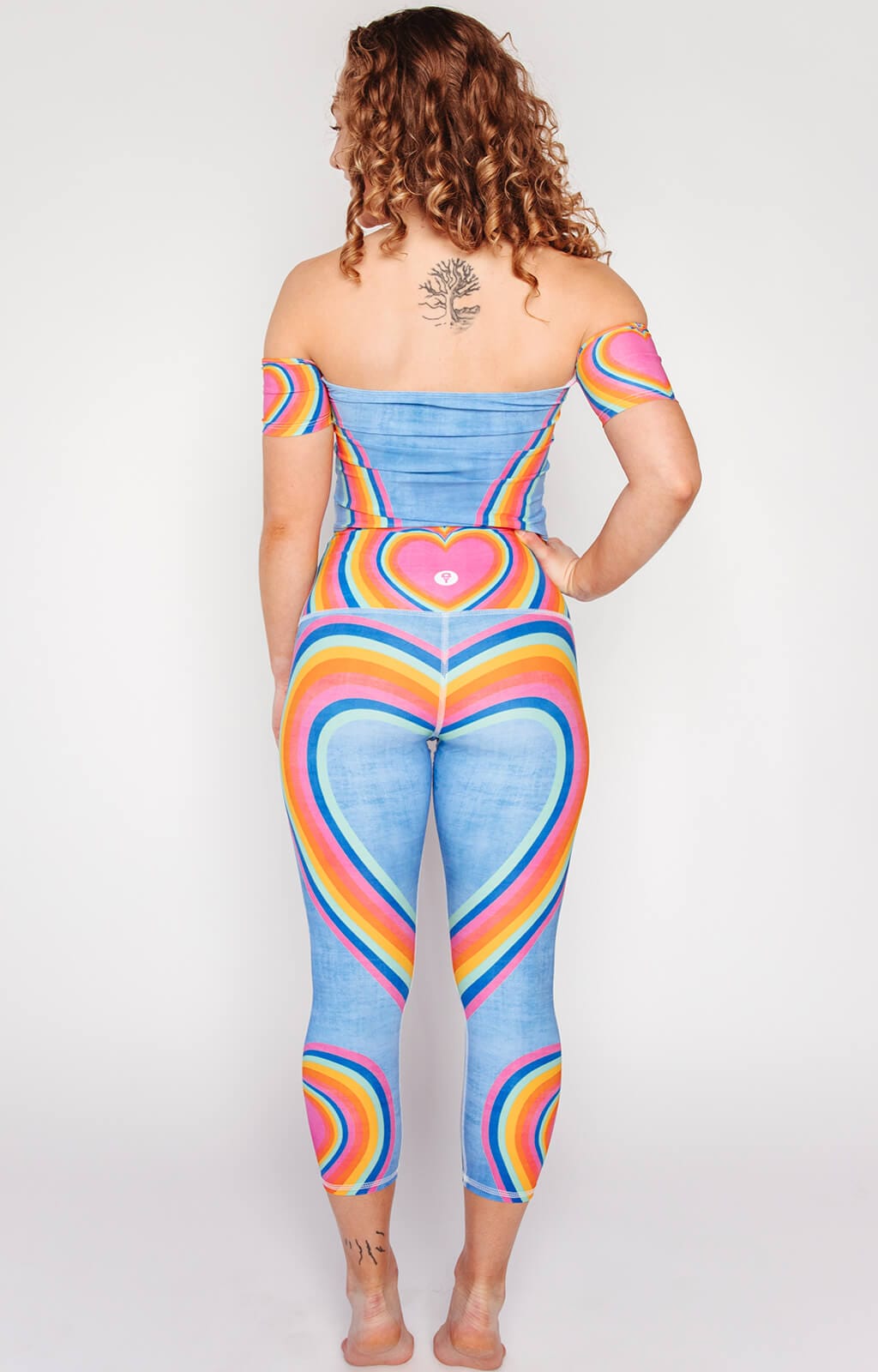 TEEK - Capri Legging - Rainbow Love PANTS TEEK YD
