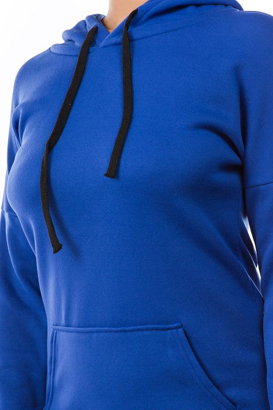 TEEK - ROYAL BLUE HOODIE DRESS DRESS TEEK FG   