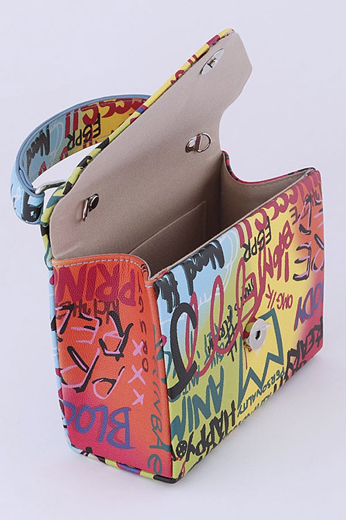 TEEK - Graffiti Boxy Swing Bag BAG TEEK FG   