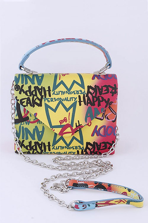 TEEK - Graffiti Boxy Swing Bag BAG TEEK FG Multi  