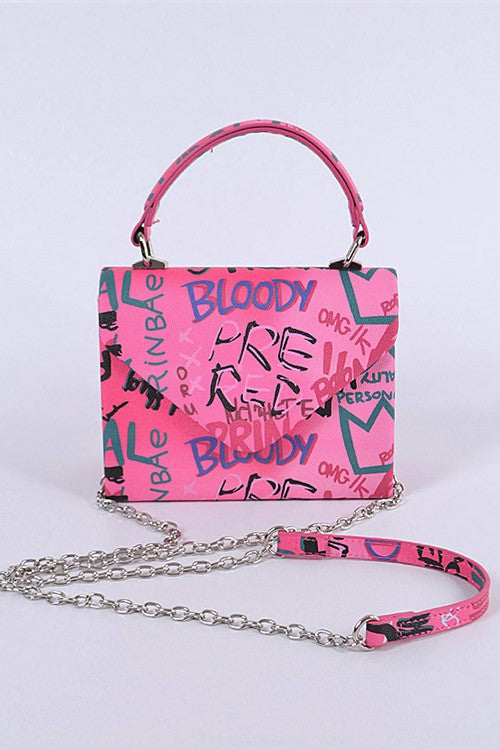 TEEK - Graffiti Boxy Swing Bag BAG TEEK FG   