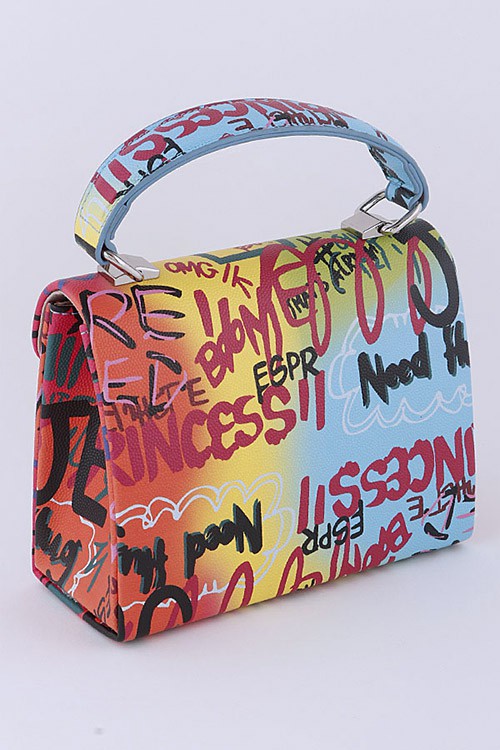 TEEK - Graffiti Boxy Swing Bag BAG TEEK FG   