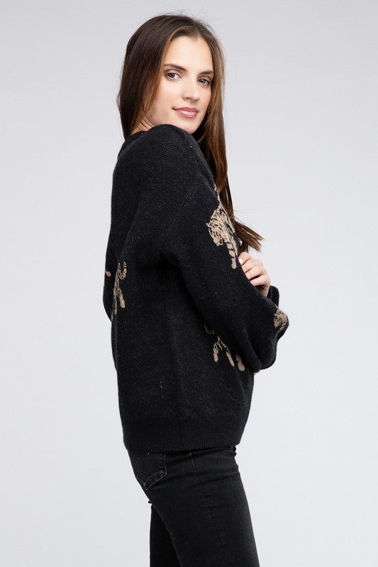 TEEK - Tiger Pattern Sweater SWEATER TEEK FG   