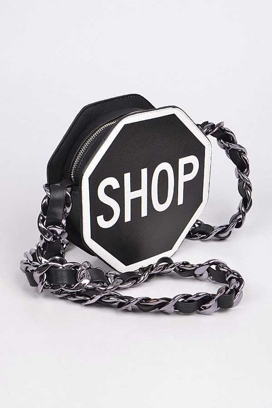 TEEK - STOP Sign Chunky Chain Bag BAG TEEK FG   