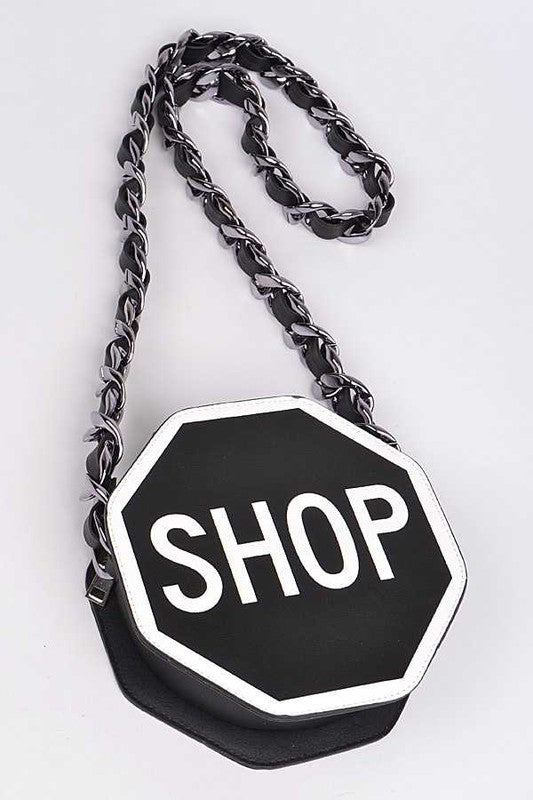 TEEK - STOP Sign Chunky Chain Bag BAG TEEK FG   