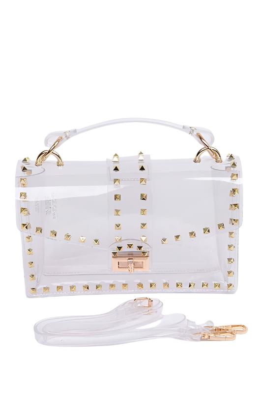 TEEK - Studded Clear Swing Bag BAG TEEK FG GOLD/CLEAR  