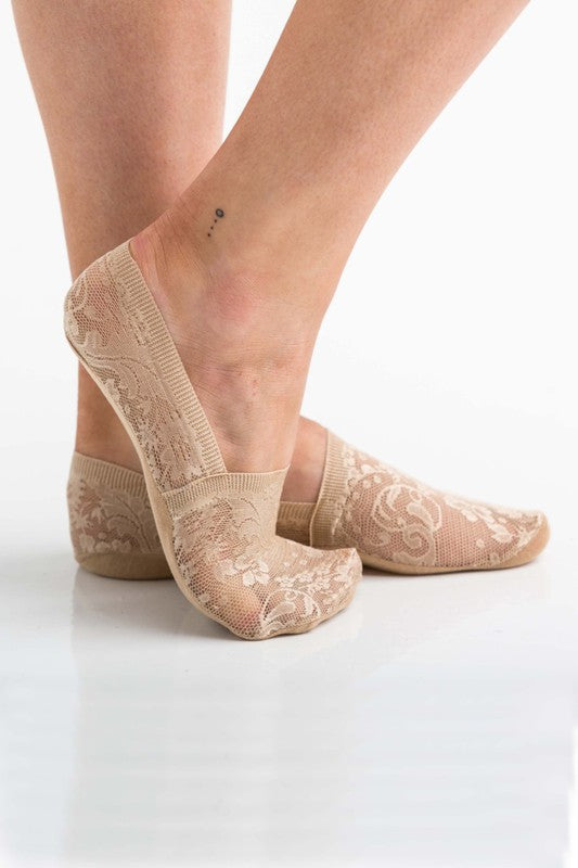 TEEK - No-Slip Floral Lace Socks SOCKS TEEK FG   