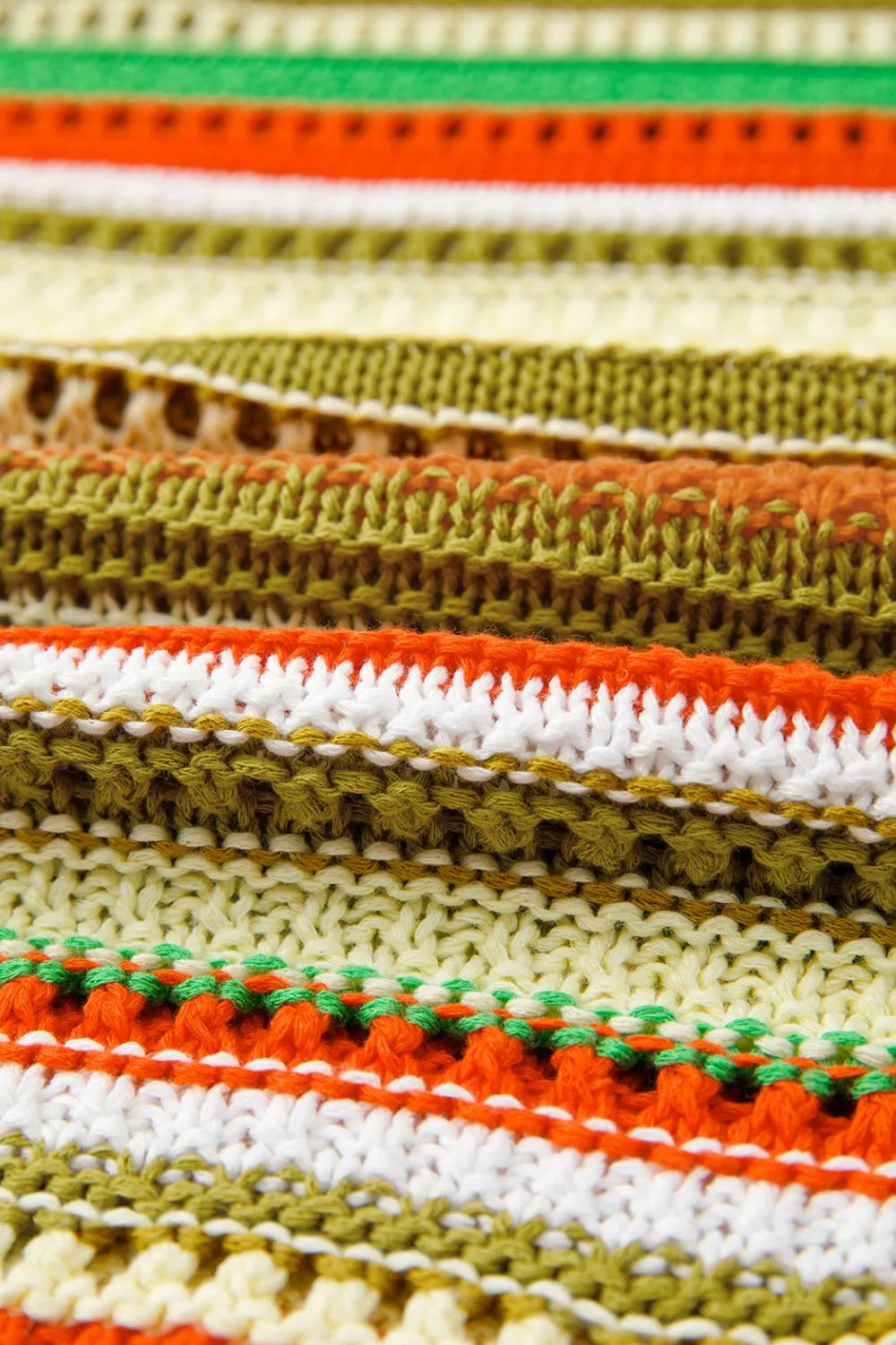 TEEK - Openwork Striped Sleeveless Sweater Dress DRESS TEEK Trend