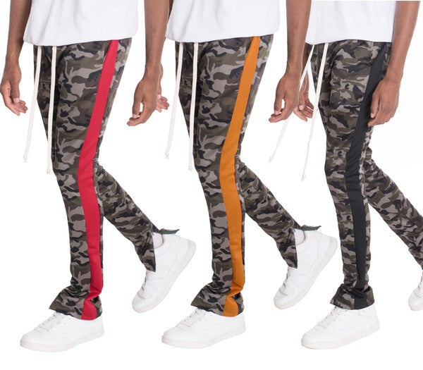 TEEK - NEUTRAL BLACK CAMO TRACK PANTS PANTS TEEK FG   