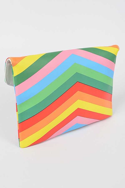 TEEK - Multi Color Envelope Clutch Bag BAG TEEK FG   