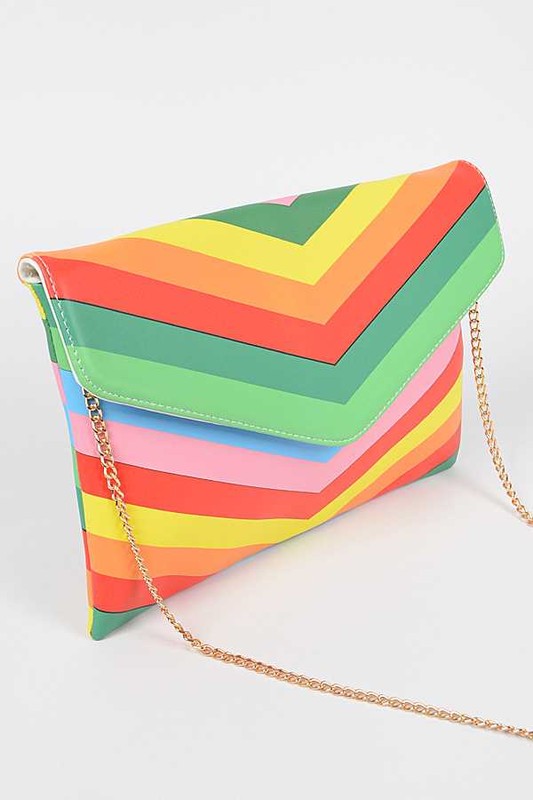 TEEK - Multi Color Envelope Clutch Bag BAG TEEK FG   