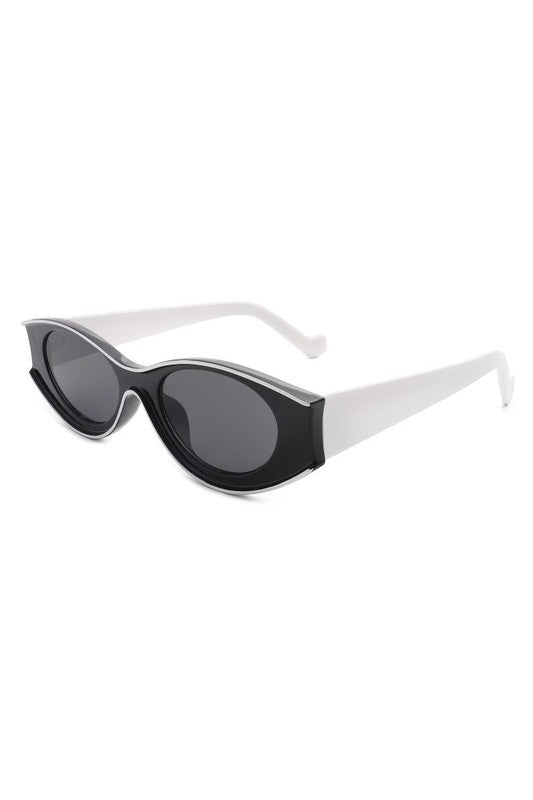 TEEK - Oval Round Retro Cat Eye Fashion Sunglasses EYEGLASSES TEEK FG   