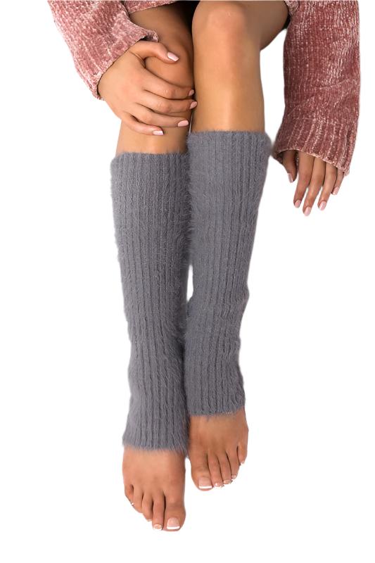 TEEK - Eyelash Leg Warmers  TEEK FG Gray One Size 