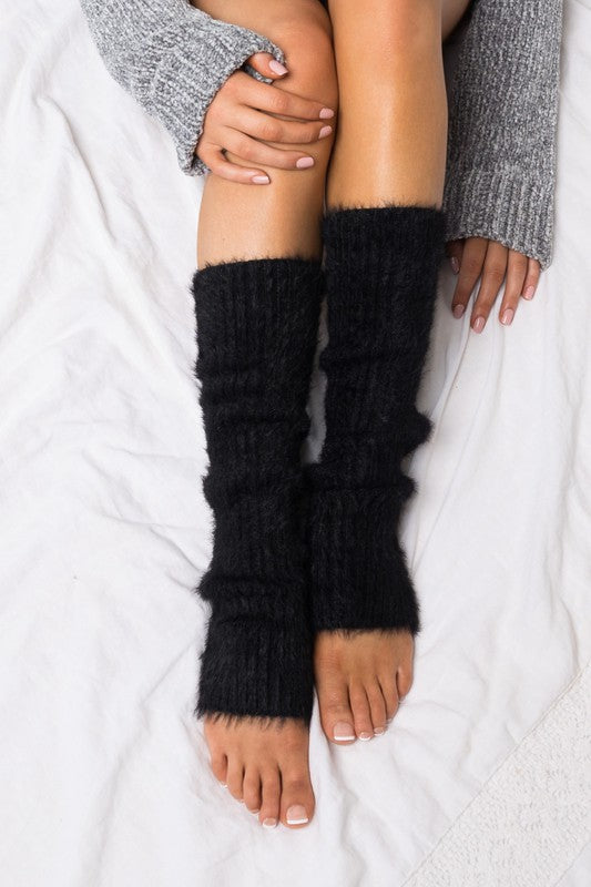 TEEK - Eyelash Leg Warmers  TEEK FG Black One Size 