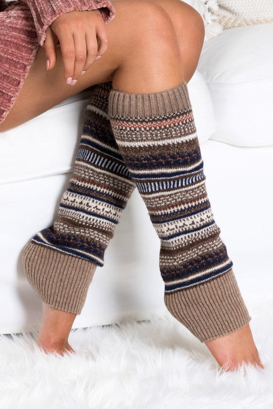 TEEK - Short Fairisle Leg Warmer SOCKS TEEK FG