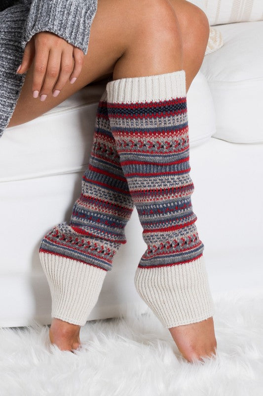 TEEK - Short Fairisle Leg Warmer SOCKS TEEK FG