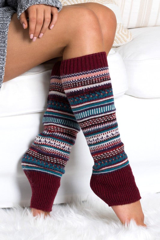 TEEK - Short Fairisle Leg Warmer SOCKS TEEK FG