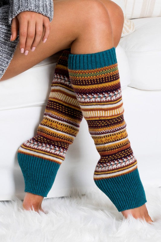 TEEK - Short Fairisle Leg Warmer SOCKS TEEK FG