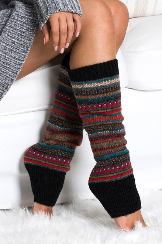 TEEK - Short Fairisle Leg Warmer SOCKS TEEK FG