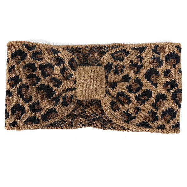 TEEK - LEOPARD PRINT WINTER HEADBAND HEADBAND TEEK FG Light  