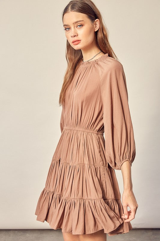 TEEK - Latte Flowy Dress DRESS TEEK FG   