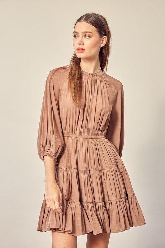 TEEK - Latte Flowy Dress DRESS TEEK FG   