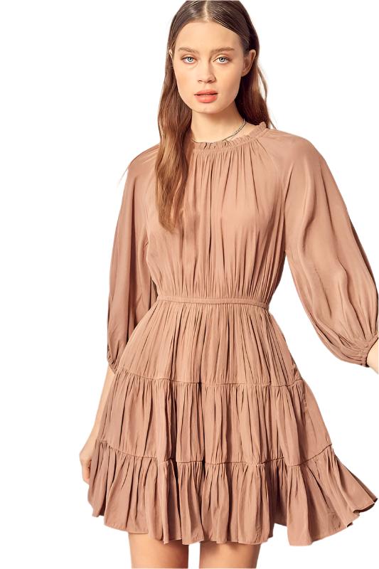 TEEK - Latte Flowy Dress DRESS TEEK FG S  