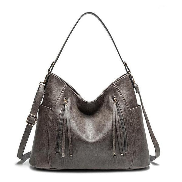TEEK - Autymn Handbag Purse Tote BAG TEEK FG Gray  
